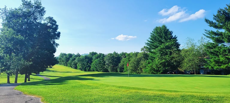 Tee time on a beautiful golf course